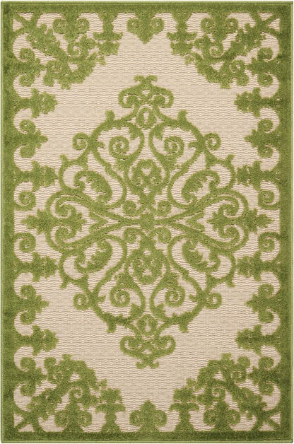 Nourison - Aloha ALH12 Green 28in x 4 Indoor-outdoor Area Rug - ALH12-99446299109_CLOSEOUT veiw 1