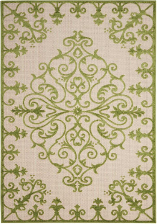 Nourison - Aloha ALH12 Green 96in x 13 Oversized Indoor-outdoor Rug - ALH12-99446242921_CLOSEOUT veiw 1