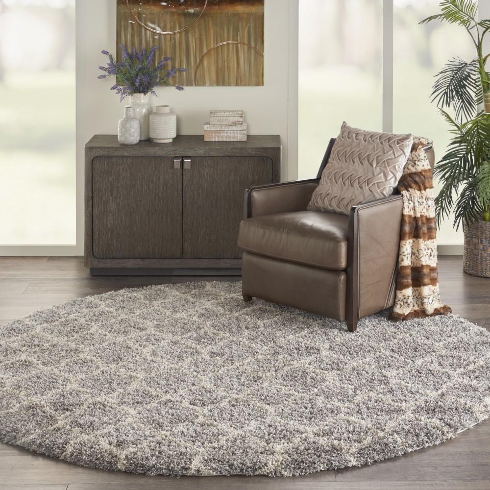 Nourison - Amore AMOR2 Grey 710in x Round Rug - AMOR2-99446374578 - CLOSEOUT veiw 2