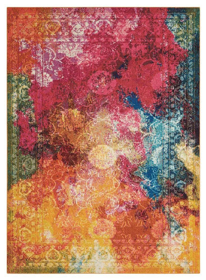 Nourison - Celestial CES01 Multicolor 311in x 511in Colorful Area Rug - CES01-99446337702_CLOSEOUT veiw 1