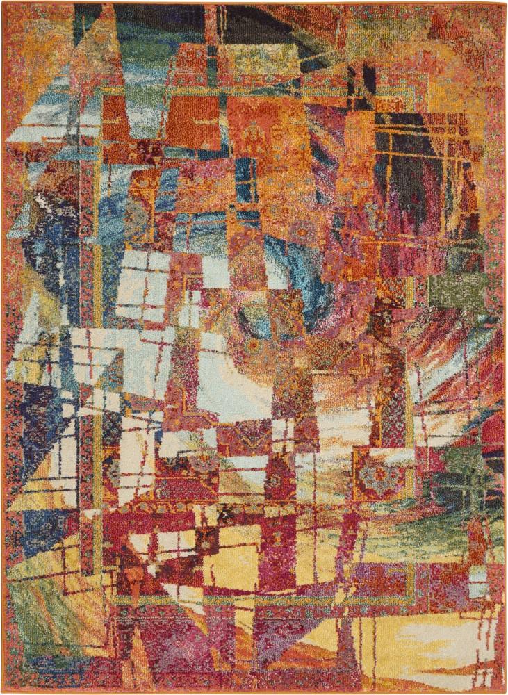 Nourison - Celestial CES06 Multicolor Abstract 311in x 511in Colorful Area Rug - CES06-99446337948_CLOSEOUT veiw 1