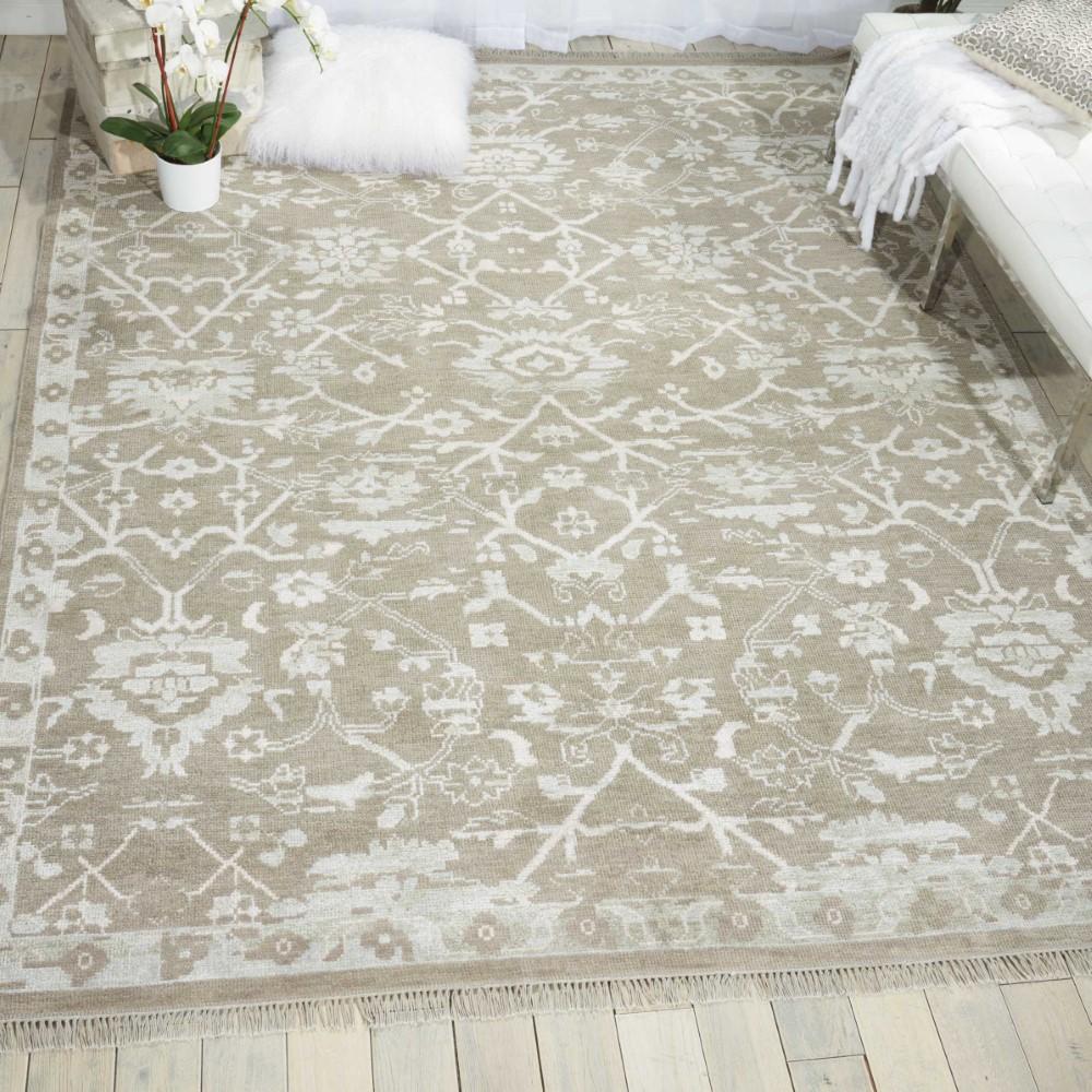 Nourison - Elan ELN05 Bone 79in x 99in Rug - ELN05-99446378002_CLOSEOUT veiw 2