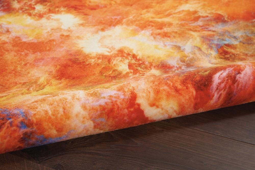 Nourison - Le Reve LER05 Orange 53in x 73in PhotoReal Area Rug - LER05-99446494641 - CLOSEOUT veiw 2