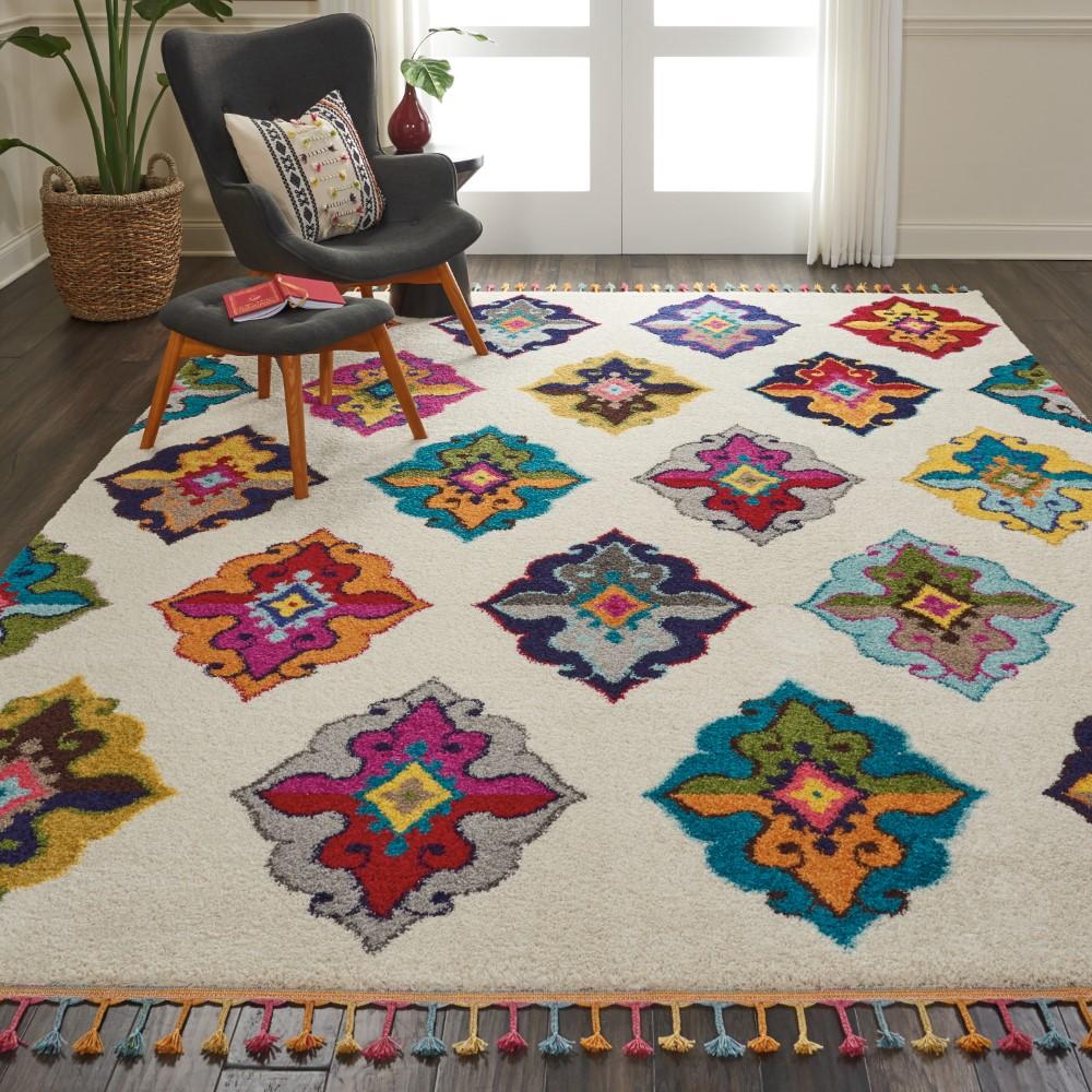 Nourison - Nomad NMD06 Multicolor 710in x 106in Oversized Rug - NMD06-99446461797_CLOSEOUT veiw 2