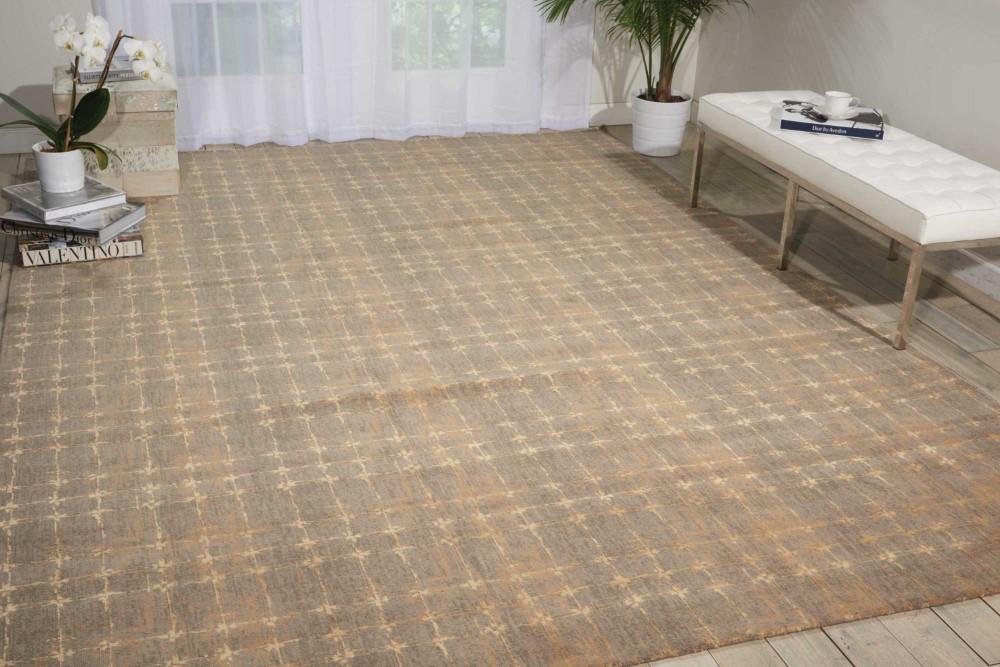 Nourison - Silken Allure SLK07 Bone 56in x 8 Area Rug - SLK07-99446152633_CLOSEOUT veiw 2