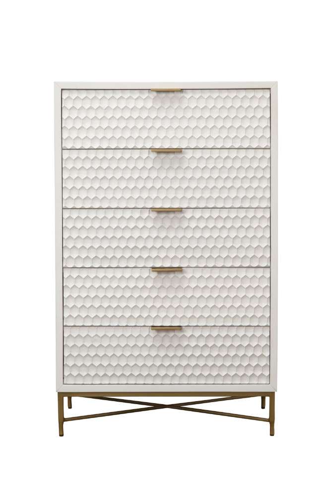 Origins by Alpine - White Pearl Chest in White - 6400-05 veiw 2