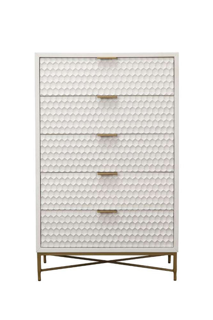 Origins by Alpine - White Pearl Chest in White - 6400-05 veiw 2