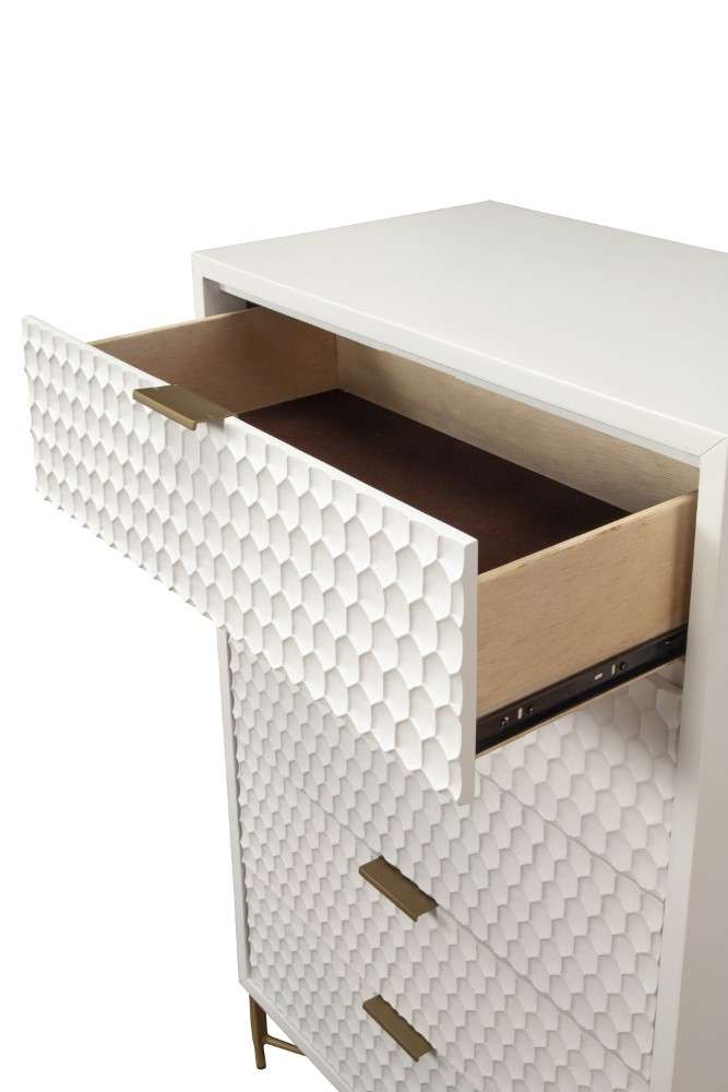 Origins by Alpine - White Pearl Chest in White - 6400-05 veiw 3
