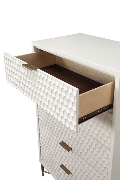 Origins by Alpine - White Pearl Chest in White - 6400-05 veiw 3