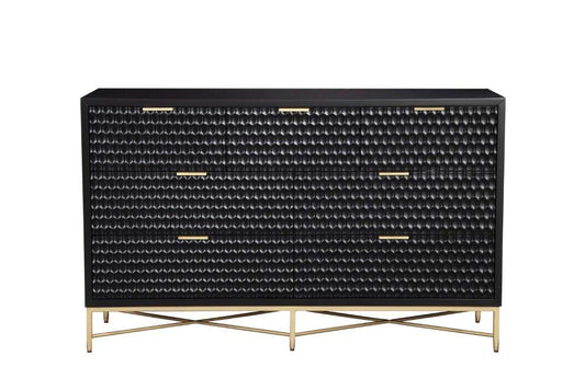 Origins by Alpine - Black Pearl Dresser in Black - 6400BLK-03 veiw 1