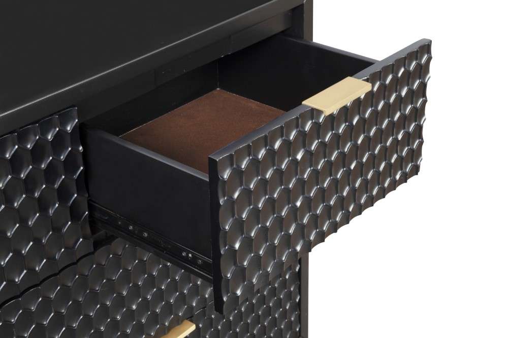 Origins by Alpine - Black Pearl Dresser in Black - 6400BLK-03 veiw 3