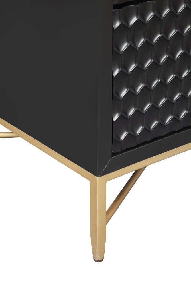 Origins by Alpine - Black Pearl Dresser in Black - 6400BLK-03 veiw 4