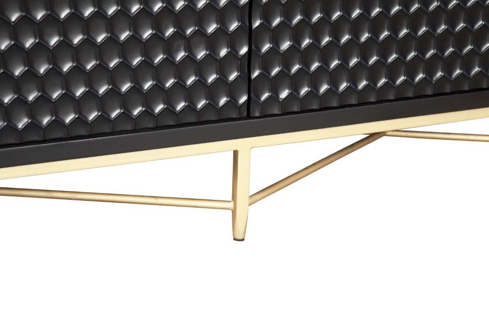 Origins by Alpine - Black Pearl Dresser in Black - 6400BLK-03 veiw 5