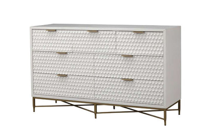 Origins by Alpine - White Pearl Dresser in White - 6400-03 veiw 1