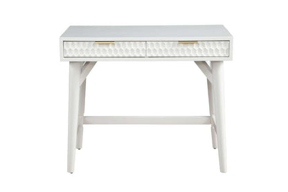 Origins by Alpine - White Pearl Mini Desk in White - 6400-65 veiw 3