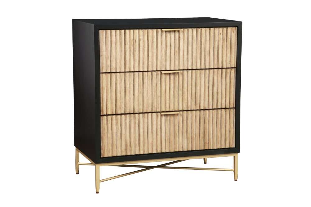 Origins by Alpine - Larsen Small Chest in Black - 7400BLK-04 veiw 2
