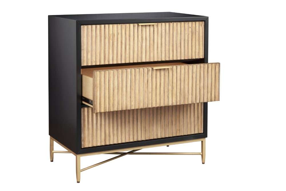 Origins by Alpine - Larsen Small Chest in Black - 7400BLK-04 veiw 3