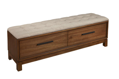 Origins by Alpine - Nova Bench in Honey Maple - 110-12 veiw 1