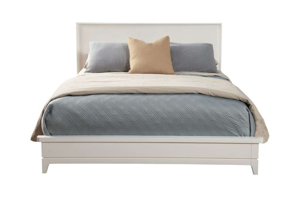 Origins by Alpine - Nova California King Platform Bed in Chalk White - 110-W-07CK veiw 2