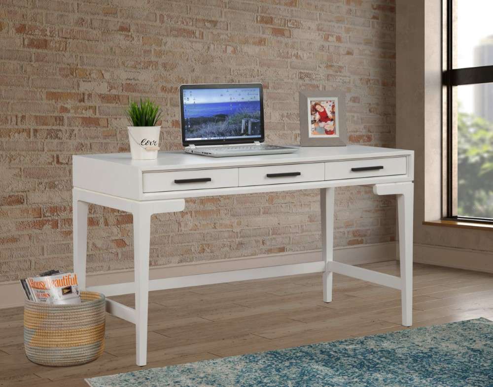 Origins by Alpine - Nova Large Desk in Chalk White - 110-W-66 veiw 3