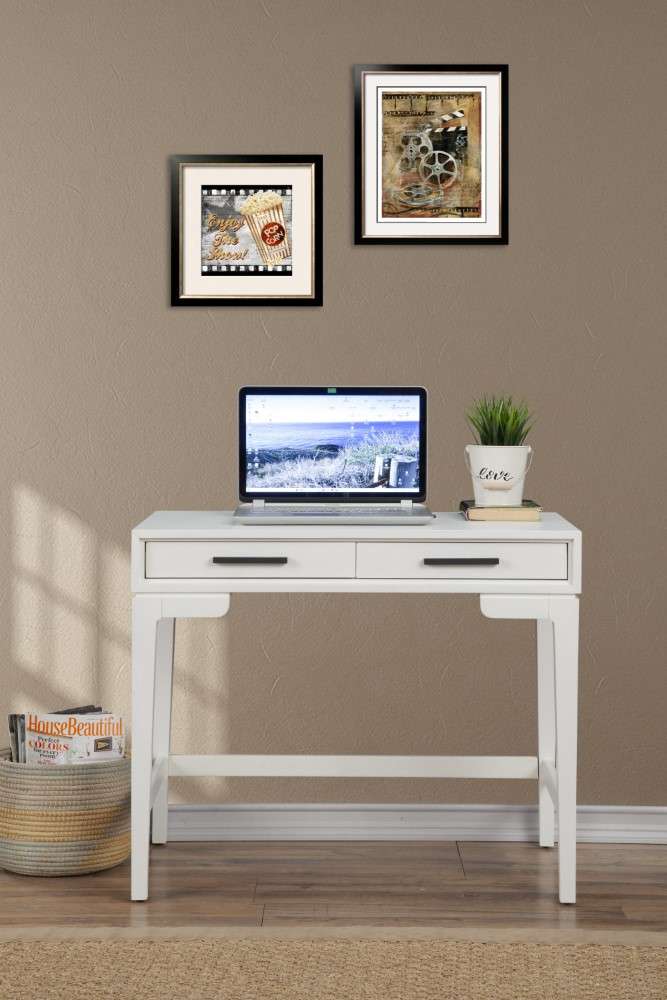 Origins by Alpine - Nova Mini Desk in Chalk White - 110-W-65 veiw 4