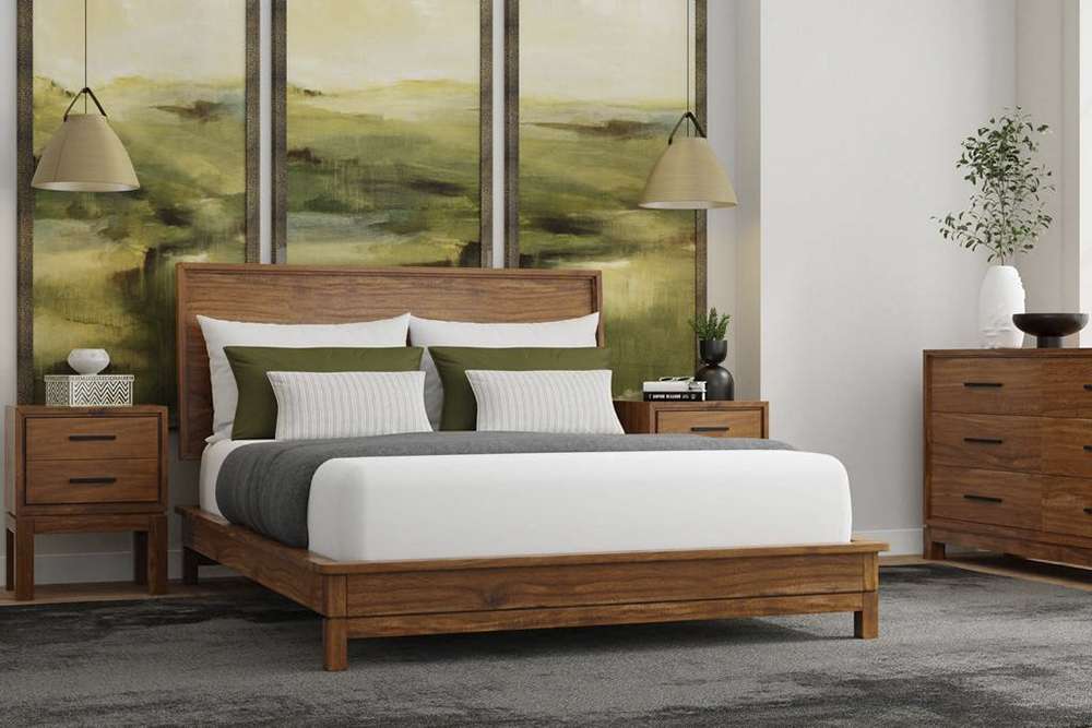 Origins by Alpine - Nova Nightstand in Honey Maple - 110-02 veiw 4