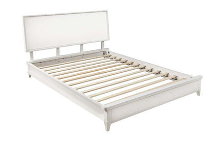 Origins by Alpine - Nova Queen Platform Bed in Chalk White - 110-W-01Q veiw 6