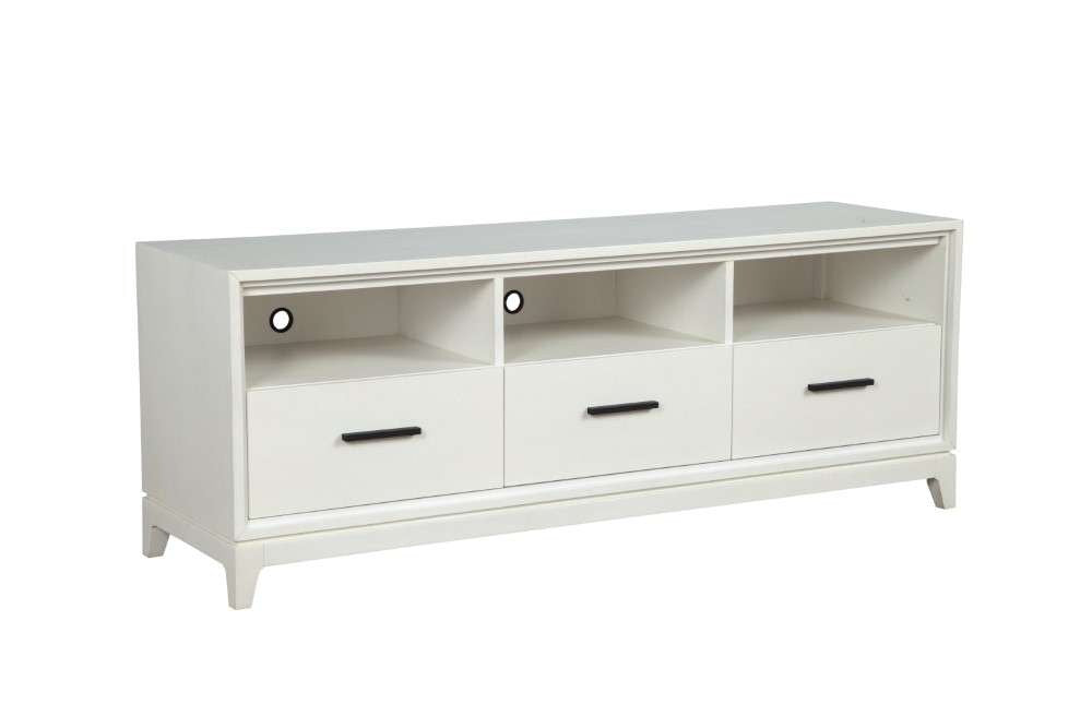 Origins by Alpine - Nova TV Console in Chalk White - 110-W-10 veiw 1