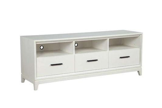 Origins by Alpine - Nova TV Console in Chalk White - 110-W-10 veiw 1