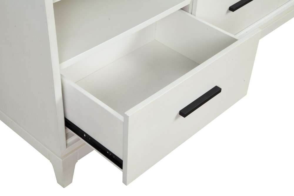 Origins by Alpine - Nova TV Console in Chalk White - 110-W-10 veiw 5
