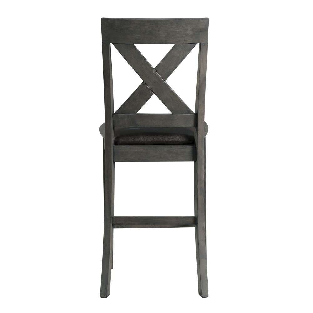 Picket House Furnishings - Alexa Counter Height Side Chair in Gray (Set of 2) - DAX400CSC veiw 5