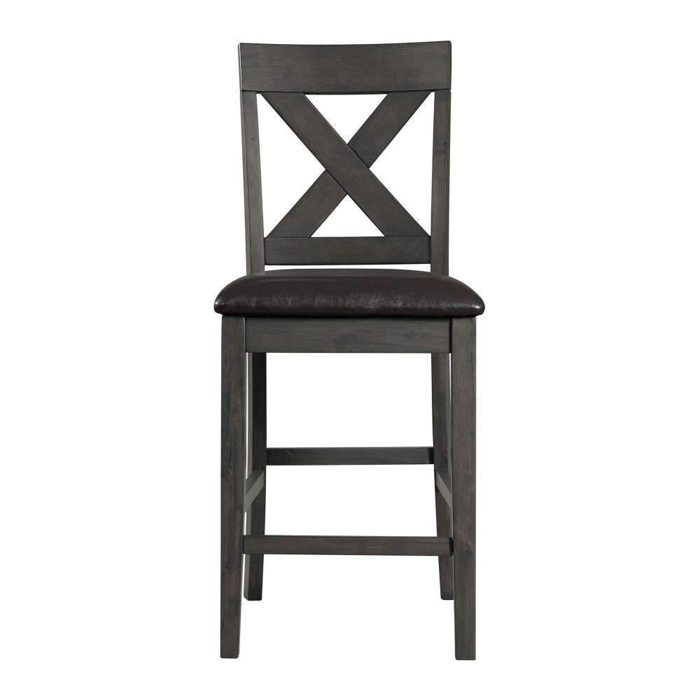 Picket House Furnishings - Alexa Counter Height Side Chair in Gray (Set of 2) - DAX400CSC veiw 6