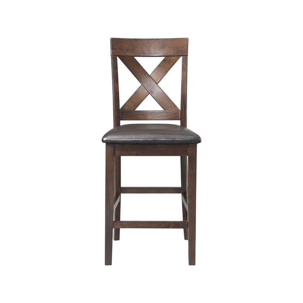 Picket House Furnishings - Alexa Counter Height Side Chair in Cherry (Set of 2) - DAX100CSC veiw 4