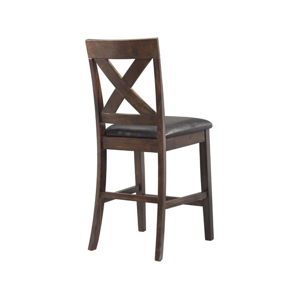 Picket House Furnishings - Alexa Counter Height Side Chair in Cherry (Set of 2) - DAX100CSC veiw 5