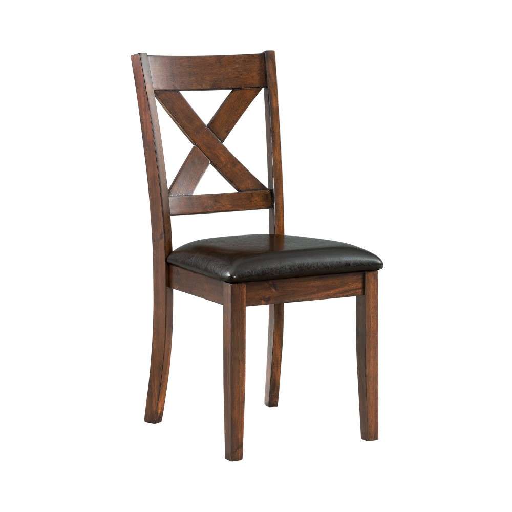 Picket House Furnishings - Alexa Standard Height Side Chair in Cherry (Set of 2) - DAX100SC veiw 3