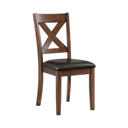 Picket House Furnishings - Alexa Standard Height Side Chair in Cherry (Set of 2) - DAX100SC veiw 3