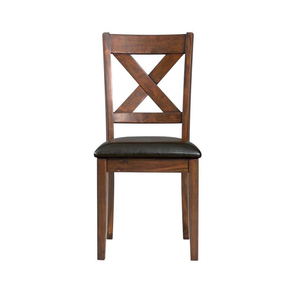 Picket House Furnishings - Alexa Standard Height Side Chair in Cherry (Set of 2) - DAX100SC veiw 4