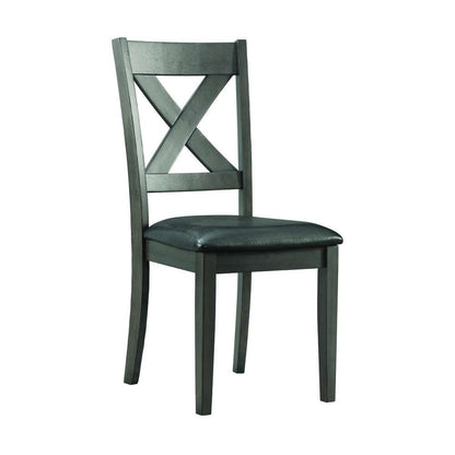 Picket House Furnishings - Alexa Standard Height Side Chair in Gray (Set of 2) - DAX400SC veiw 3