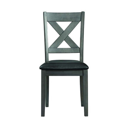 Picket House Furnishings - Alexa Standard Height Side Chair in Gray (Set of 2) - DAX400SC veiw 4
