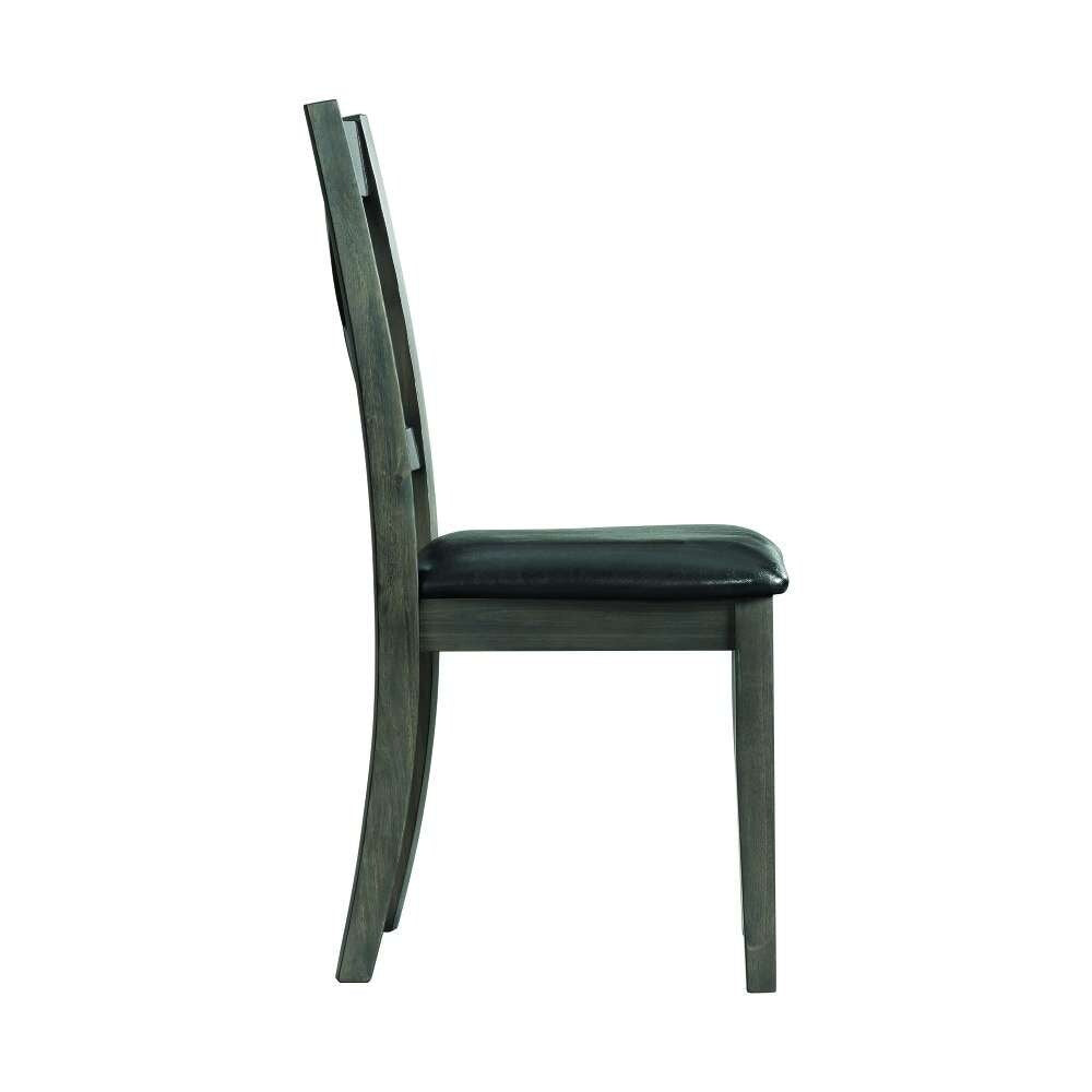 Picket House Furnishings - Alexa Standard Height Side Chair in Gray (Set of 2) - DAX400SC veiw 5