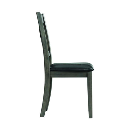 Picket House Furnishings - Alexa Standard Height Side Chair in Gray (Set of 2) - DAX400SC veiw 5