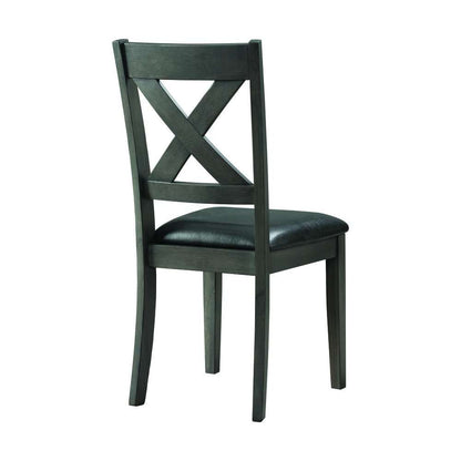 Picket House Furnishings - Alexa Standard Height Side Chair in Gray (Set of 2) - DAX400SC veiw 6