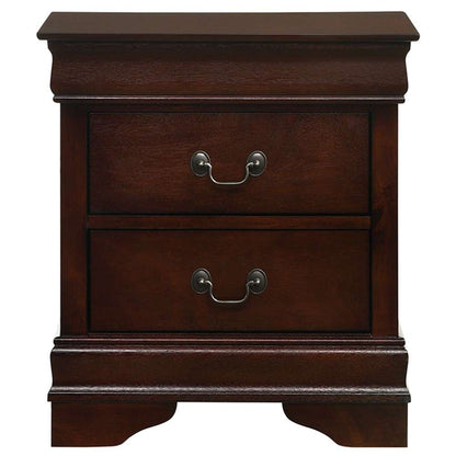 Picket House Furnishings - Ellington 2-Drawer Nightstand in Cherry - B-11455-NS veiw 3