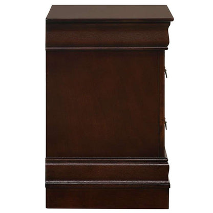 Picket House Furnishings - Ellington 2-Drawer Nightstand in Cherry - B-11455-NS veiw 4