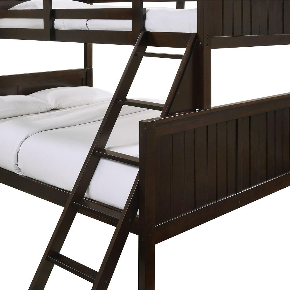 Picket House Furnishings - Santino Twin Over Full Bunk Bed in Espresso - SM500TFB veiw 3