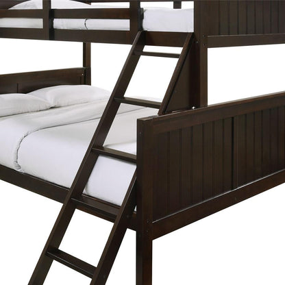 Picket House Furnishings - Santino Twin Over Full Bunk Bed in Espresso - SM500TFB veiw 3
