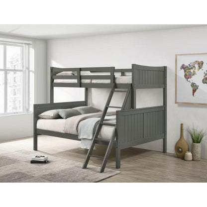 Picket House Furnishings - Santino Twin Over Full Bunk Bed in Grey - SM300TFB veiw 1