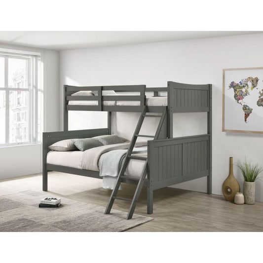 Picket House Furnishings - Santino Twin Over Full Bunk Bed in Grey - SM300TFB veiw 1