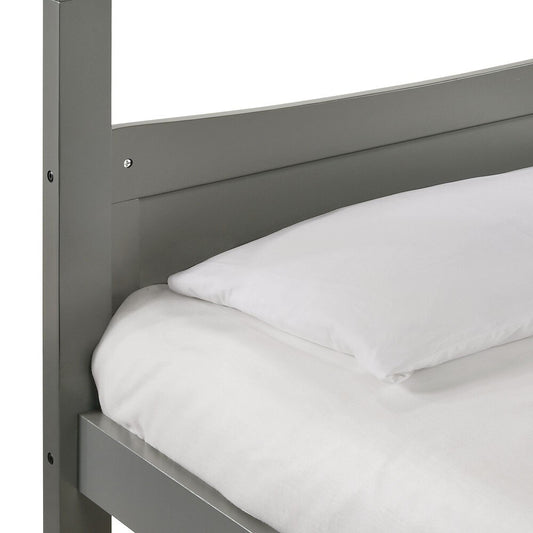 Picket House Furnishings - Santino Twin Over Full Bunk Bed in Grey - SM300TFB veiw 2