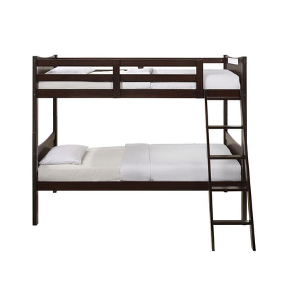 Picket House Furnishings - Santino Twin Over Twin Bunk Bed in Espresso - SM500TTB veiw 2